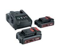 FLEX P-Set 22 Q Power 22 Q (Power 22 Q, set P, Caricatore Batterie Litio 18 V + 2 Batterie 2,5 Ah, per utensili) 532740