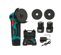 FLEX CON DOPPIA BATTERIA MINI 12V 76MM 19500RPM A LITIO+ACCESSORI