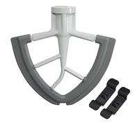 Flex Edge Beater per mixer Kitchenaid, bordi in silicone su entrambi i lati per frullatore tilt-head da 4,5-5 Quarti, accessori frusta piatta per mixer Kitchenaid da 4,3-4,8 L
