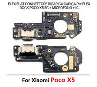 FLEX FLAT CONNETTORE RICARICA CARICA Per FLEX DOCK POCO X5 5G + MICROFONO + IC