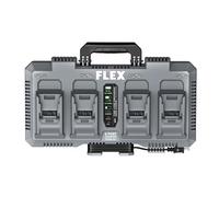 FLEX FX0451-Z - Caricabatterie rapido simultaneo a 4 porte agli ioni di litio, 24 V, 1120 W, 280 W per porta