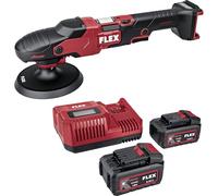 Flex Lucidatore rotativo a batteria 18 V PE 150 18-EC Set (con interruttore acceleratore, facile regolazione della velocità, ergonomico) 533019