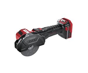 FLEX Mini smerigliatrice angolare a batteria LBE 76 12-EC C - incl. disco di separazione/sgrossatura, clip per cintura, cappuccio di protezione (dimensioni (lunghezza x larghezza x altezza) 235 × 75 ×