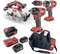 Flex Pacco Batteria Trapano Avvitatore Sega Circolare Elettrico 1/2 " 3x LG +