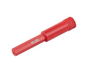 FLEX Punta diamantata moderna dd-dry d14x30 esagonale per professionisti e fai da te per lavori di precisione Presa sicura