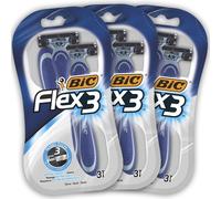 Flex Rasoio usa e getta da uomo 3 pezzi (confezione da 3)