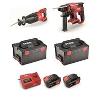 Flex Seghetto Cordless RSP DW 18.0-EC + CHE Tassellatore + 3x Batteria 5.0Ah