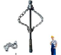 Flex-Shaft Sewer Descaling Chain,Push-Type Rotary Cable Sewer Dredge,Multi-Purpose PVC Pipe Maintenance Tool,Drain Clog Remover For 16mm Spring