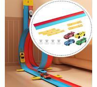 Flex Track Starter Set Pista per macchinine giocattolo di Natale, versatile, per