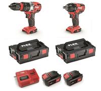 Flex Trapano a Batteria Pd 2G 18.0-EC + Iw 1/2 " Avvitatore Elettrico 5.0 Ah