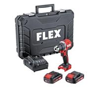 Flex 2-Gang Trapano a Batteria DD 2g 18.0-ec Ld / 2.5 Set Incl. 2 2,5 Ah