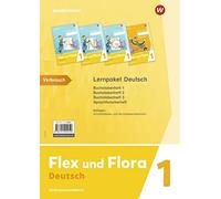 Flex und Flora - Ausgabe 2021. Themenhefte 1 Paket DS: Buchstabenheft 1 / 2 / 3 und Sprachforscherheft / zwei Beilagen: Schreibtabelle und Buchstabenübersicht)