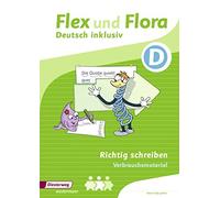 Flex und Flora - Inklusionsausgabe: Heft Richtig schreiben in (Copertina rigida)
