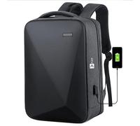 Flex - Zaino rigido per computer portatile, antifurto, con porta USB TSA Lock, impermeabile, cerniere SBS, schienale imbottito e cintura, adatto per laptop da 16 pollici, borsa da viaggio leggera