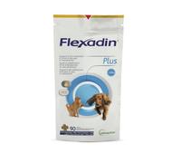 FLEXADIN PLUS Cani <10 kg e Gatti per il Metabolismo Articolare 90 Tav | Mangime complementare per il supporto al metabolismo articolare per gatti e cani di taglia piccola, tavolette appetibili