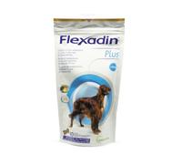 FLEXADIN PLUS Cani > 10 kg per il Metabolismo Articolare 90 Tav | Mangime complementare per il supporto del metabolismo articolare per cani di taglia media e grande, tavolette appetibili