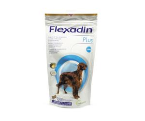 FLEXADIN PLUS Cani > 10 kg per il Metabolismo Articolare 90 Tav | Mangime complementare per il supporto del metabolismo articolare per cani di taglia media e grande, tavolette appetibili