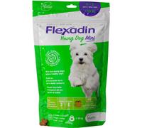 Vetoquinol Flexadin Young Dog mini - Mangime complementare Per cuccioli di Cane di piccola taglia, per il supporto del Metabolismo Articolare -, 60 Tavolette Appetibili - 90gr