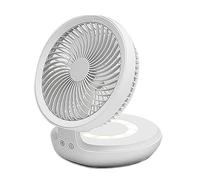 FlexBreeze HydroGo Ventilatore, ventilatore portatile ultra potente con nebbia interna + esterna, fino a 21,3 m di portata, con cavo e senza fili, batteria fino a 12 ore, 5 velocità per viaggi