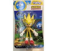 Flexfigs Sonic The Hedgehog Super Sonico Pieghevole Figura Giocattolo NJ Croce