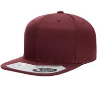 Flexfit 110 Classic Snapback da Uomo - Rosso - Taglia Unica