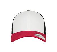 Flexfit 3-tone Red/White/Black L/Xl, Yupoong Headwear Uomo, S-M
