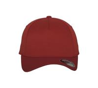 Flexfit Cappello da baseball 'Panel' rosso rubino, Taglia 60-61