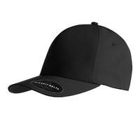 Flexfit 5 Panel Unisex Cappello Nero 97% Cotone, 3% Spandex