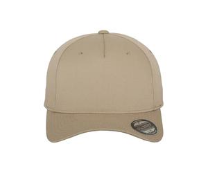 Flexfit 5 Panel Unisex Cappello Nero 97% Cotone, 3% Spandex