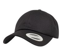 Flexfit 6245HC Dad Cap Curved Baseball Strapback Blk Waben 100% Poliestere