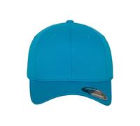 Flexfit 6277-Flexfit Wooly Combed, Cappellino da baseball Unisex - Adulto, Blu (Hawaiian Ocean), S-M