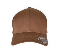 Flexfit 6277-Flexfit Wooly Combed, Cappellino da baseball Unisex - Adulto, Marrone (Coyote/Brown), S-M