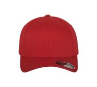 Flexfit 6277-Flexfit Wooly Combed, Cappellino da baseball Unisex - Adulto, Rosso (Red), XS-S