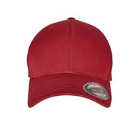Flexfit 6277-Flexfit Wooly Combed, Cappellino da baseball Unisex - Adulto, Rosso (Rose Brown), XS-S