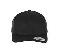 Flexfit Berretto da Baseball Unisex retrò Trucker, Nero, per Bambini