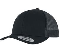 Flexfit 6606-RetroTrucker, Cappellino da baseball Unisex - Adulto, Nero (Nero), Taglia unica
