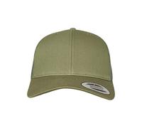 Flexfit 6606-RetroTrucker, Cappellino da baseball Unisex - Adulto, Verde (Buck), Taglia unica