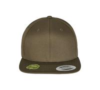 Flexfit Cappello da baseball Snapback cotone biologico unisex Oliva Taglia 55-60