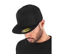 Flexfit Cappello da baseball Snapback in cotone organico Nero Taglia 55-60