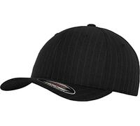 Flexfit Berretto per Adulti Pinstripe Nero/Bianco Taglia S/M