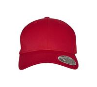Flexfit 110 Visiera Curva Snapback Cappellino da Baseball, Rosso, Etichettalia Unica Unisex-Adulto