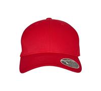 Flexfit 110 Visiera Curva Snapback Cappellino da Baseball, Rosso, Etichettalia Unica Unisex-Adulto