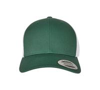 Flexfit Berretto da Baseball Unisex, Evergreen/Bianco, Taglia Unica