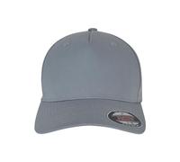 Flexfit 6560-flexfit 5 Panel Cappellino da Baseball, Grigio Greenish, S/M Unisex-Adulto