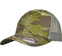 Flexfit Multicam Trucker Mesh cap Cappellino da Baseball, Tropicale, Taglia Unica Unisex-Adulto