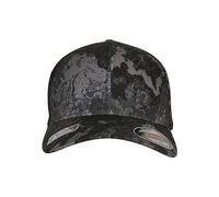 Flexfit Berretto da Baseball Unisex Veil Camo cap con Visiera, Colore Nero Poseidon L/XL