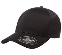 Flexfit Berretto Delta Senza Cuciture Cappello, Nero, S/M Uomo