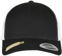 Flexfit Berretto YP CLASSICS RECYCLED RETRO TRUCKER CAP 2-TONE Nero/White Einheitsgröße Nero