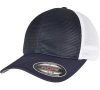 Flexfit by Yupoong 360 Omnimesh Cap 2 Tone - Curved Peak Snapback Baseball Hat