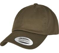 Flexfit Cap Low Profile Organic Cotton Cap Burnt Olive Einheitsgröße Verde
